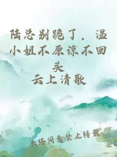 陆总别跪了，温小姐不原谅不回头